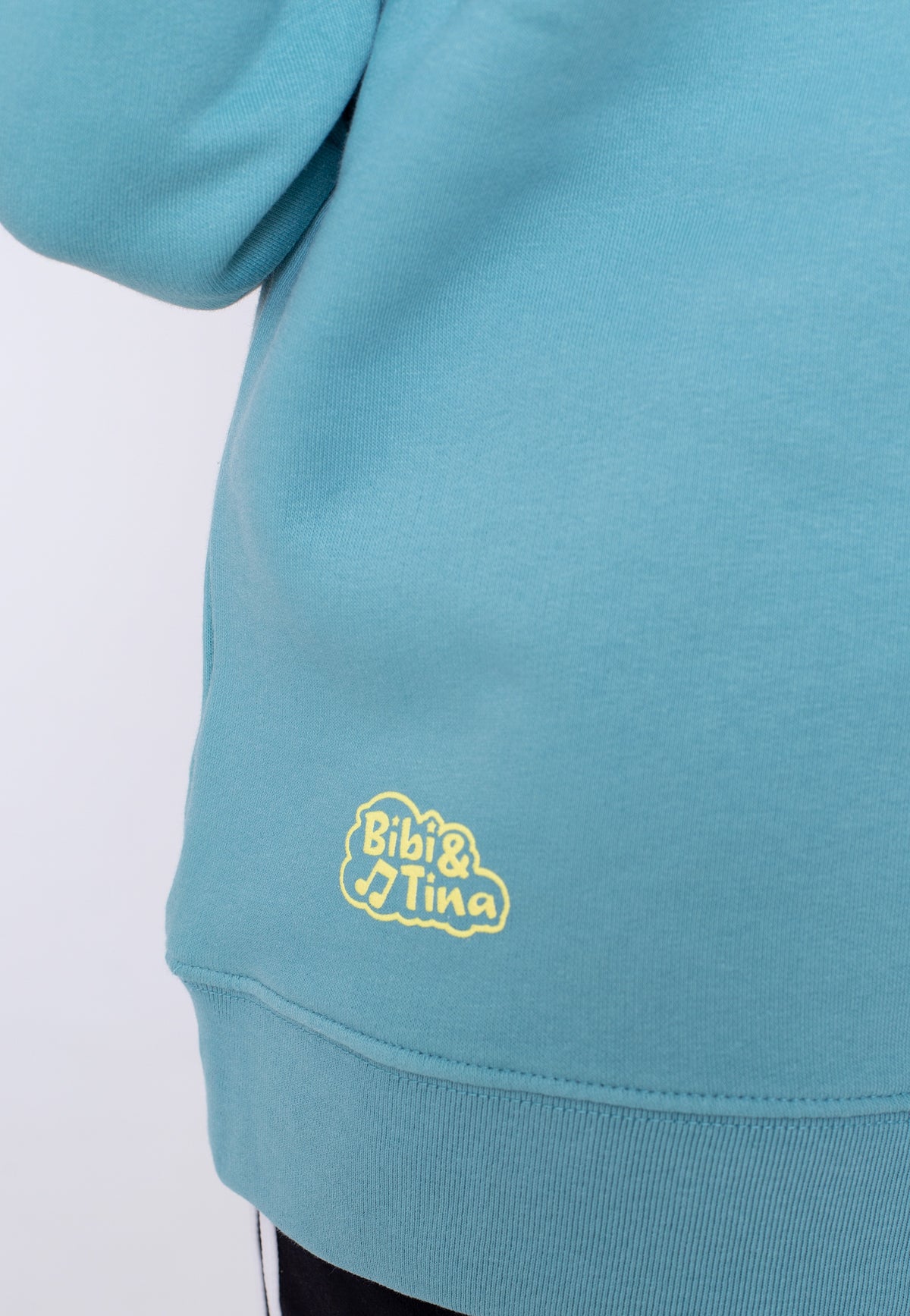 Bibi & Tina Nobody's Perfect 2022 Teal Monstera Hoodie