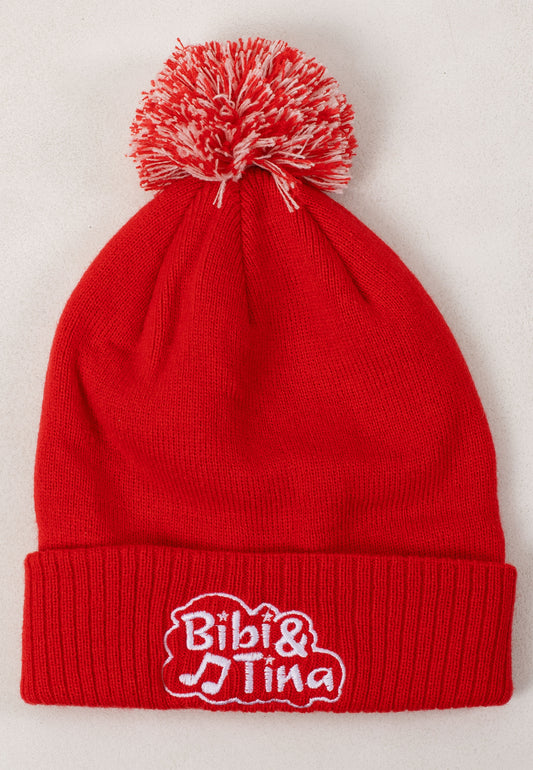 Bibi & Tina Logo 2024 Red Beanie