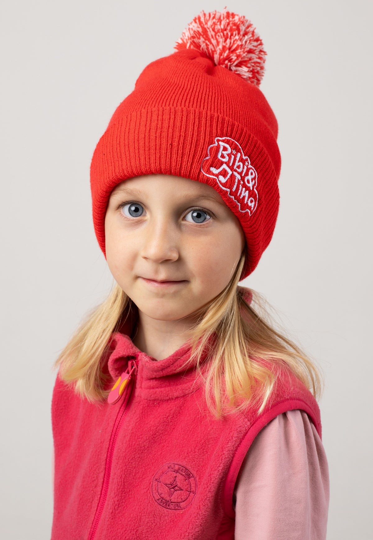 Bibi & Tina Logo 2024 Red Beanie
