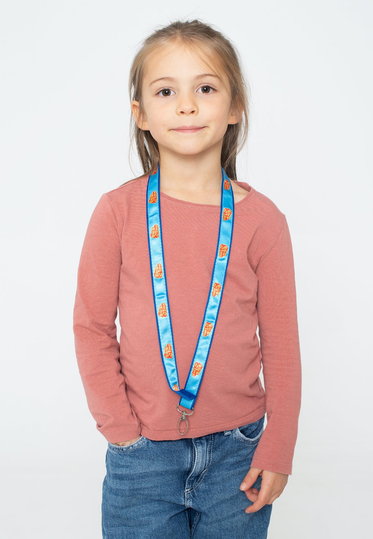 Bibi & Tina Logo Blue Lanyard