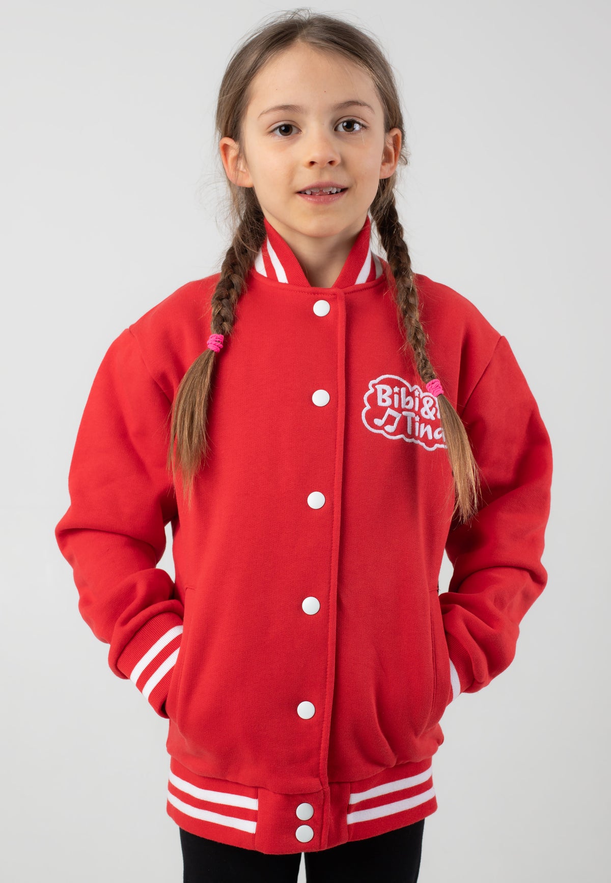 Bibi & Tina Logo Red College Jacket