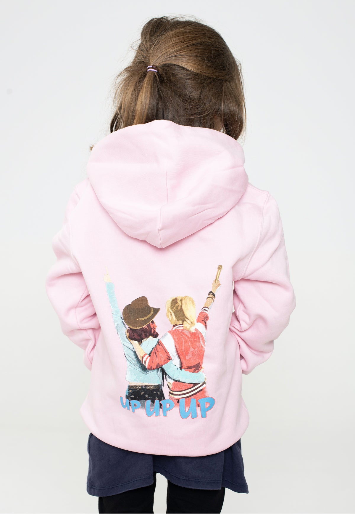 Bibi & Tina Up Up Up Baby Pink Hoodie