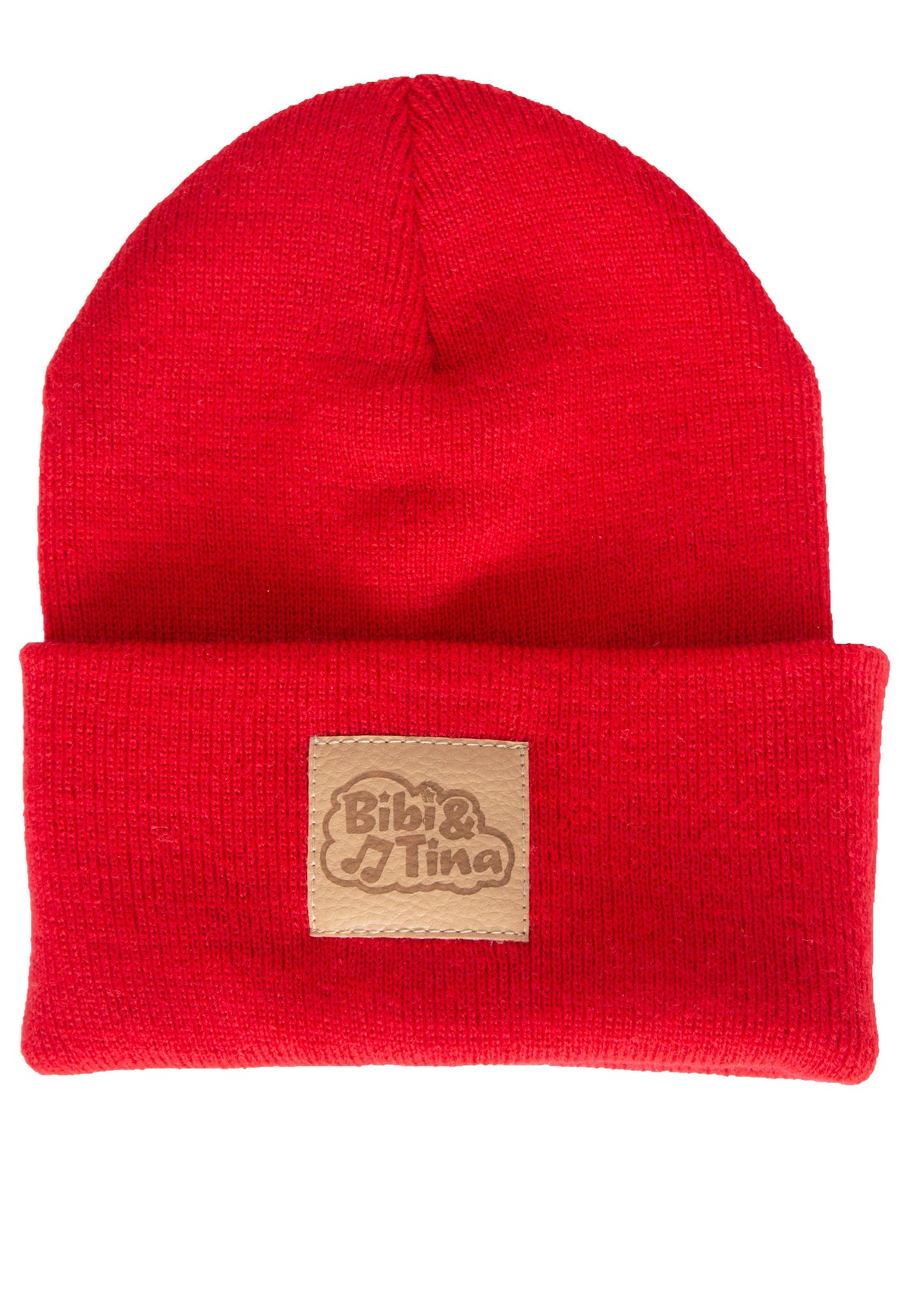 Bibi & Tina Wolke Logo Classic Red Long Kids Beanie