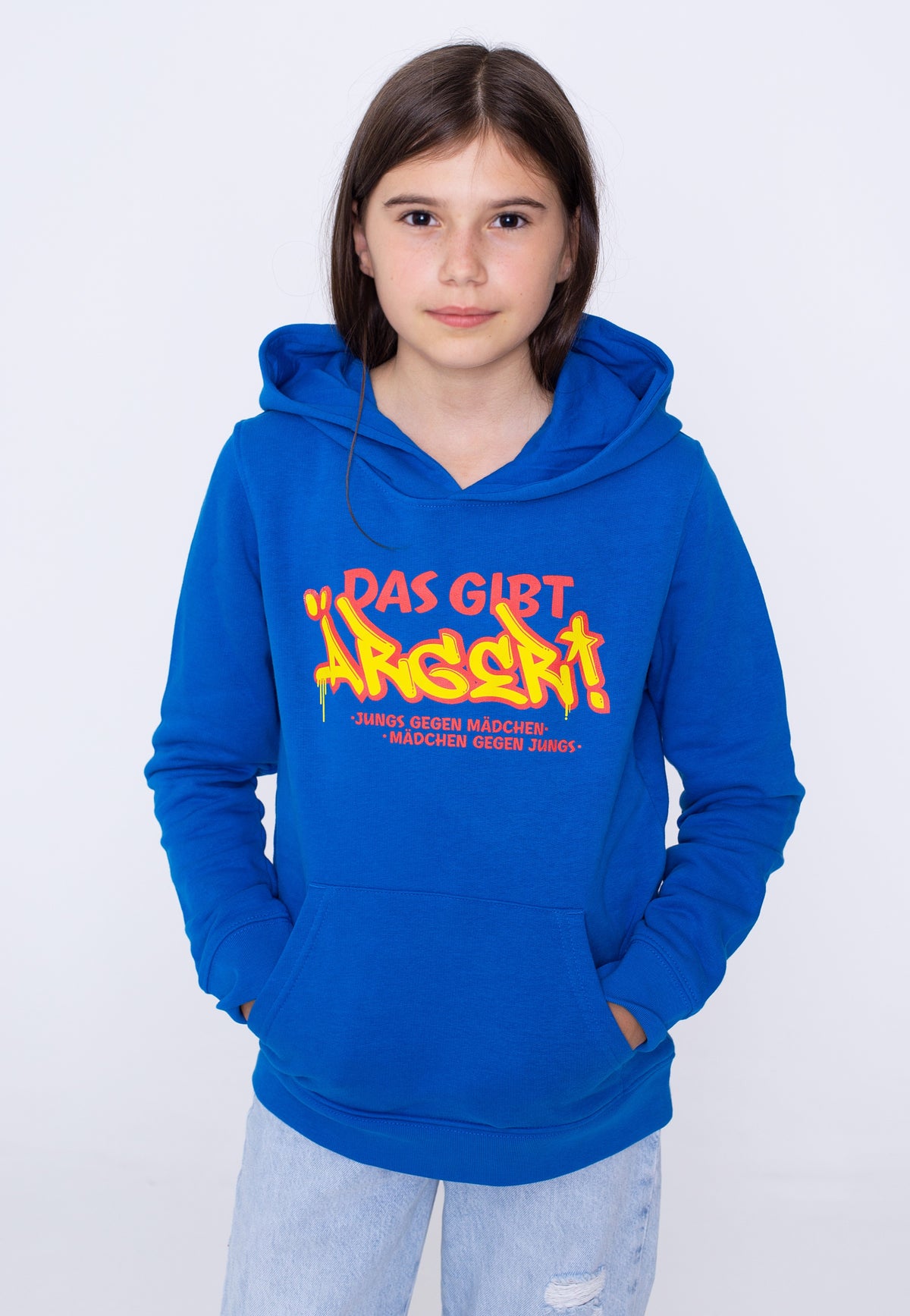 Bibi & Tina Das Gibt Ärger Royal Blau Kids Hoodie