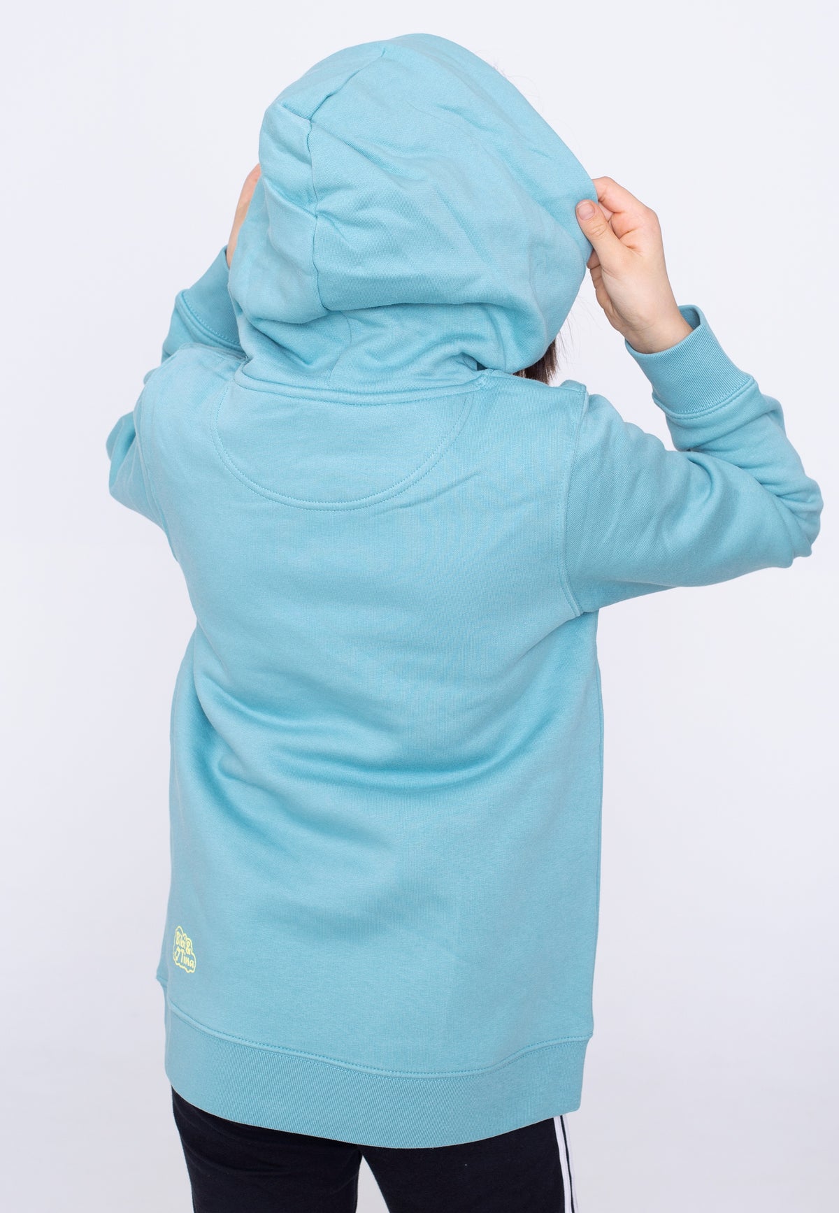 Bibi & Tina Nobody's Perfect 2022 Teal Monstera Hoodie